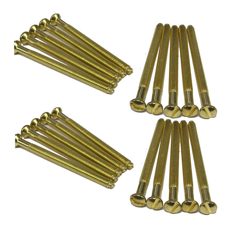 Brass Electrical Screws Long 50mm, 75mm Electrical Socket Switch Screw