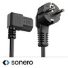 sonero Stromkabel Kaltgerätekabel 3 Polig, 5,0m, Schutzkontakt Schuko Stecker Netzstecker