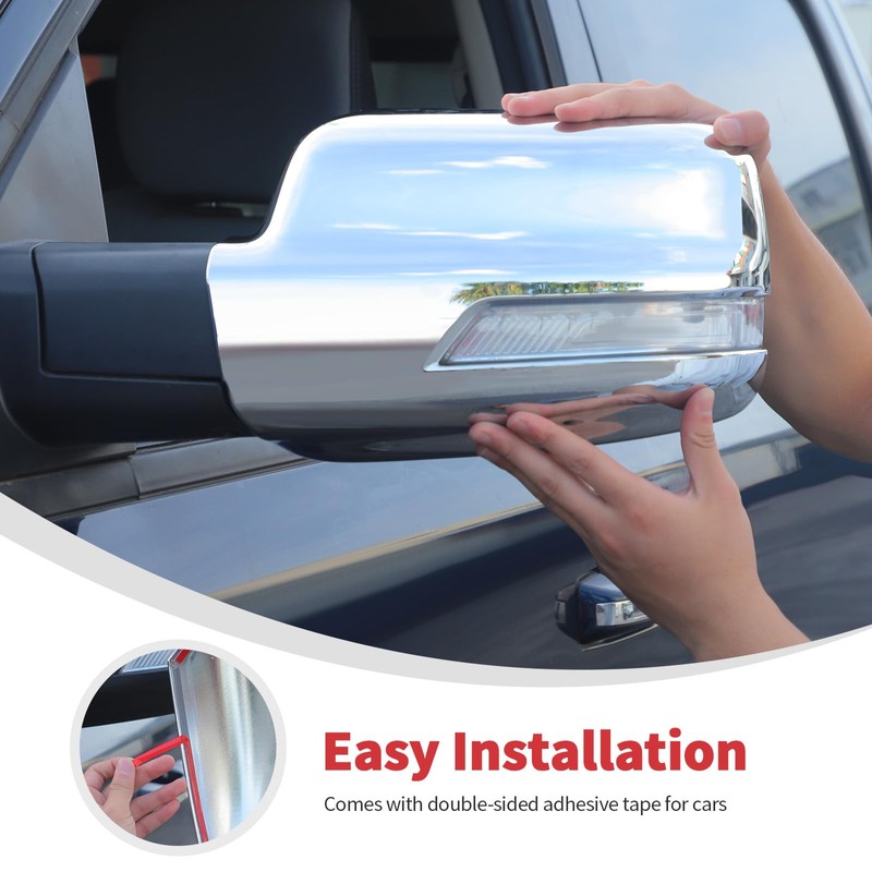 Linskip Driver and Passenger Side Mirror Covers with Turn Signal