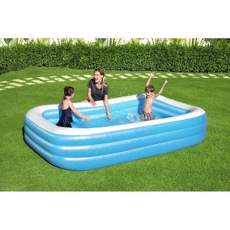 Bestway H2OGO! Blue Rectangular Inflatable Family Pool (10' x 6'