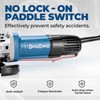 DongCheng Angle Grinder 4-1/2 inch 6.7-Amp Paddle Switch 11800RPM Power