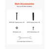 VEVOR 4x4 Post Base 8 Pcs, Inner Size 3.6x3.6 inch
