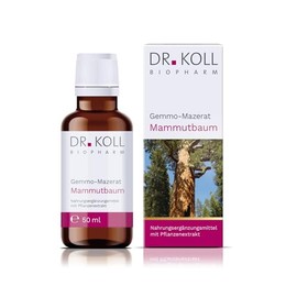 Gemmo-Mazerat Mammutbaum Tropfen von Dr. Koll Biopharm, 50ml | Natürlicher Sprossenextrakt aus den Sprossen des Mammutbaums (Sequoia Gigantea) in Bio-Qualität, vegan & glutenfrei