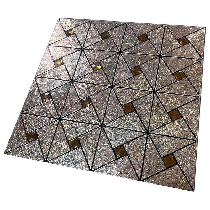sanyeskkiy 10 Sheets Peel and Stick Backsplash Tile, Self-Adhesive Mosaic