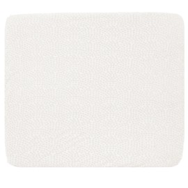 roba Fitted Cover for Changing Mats, 85 x 75 cm, Seashells Oyster, Removable Organic Cotton Cover for Changing Mats, GOTS & Oeko-Tex 100 Certified, White