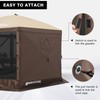 MASTERCANOPY Wind Screen Side Panel with Window for 12x12 Escape