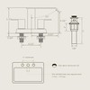 FORIOUS Brushed Nickel Bathroom Faucets 2 Hole or 3 Holes,