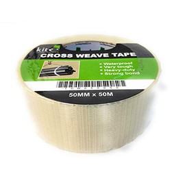 Rolls of Strong Reinforced Glass Filament Crossweave Tape Heavy Duty 50m (50mm)