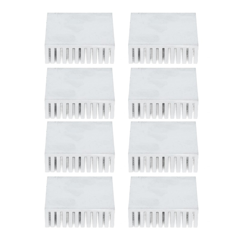 8Pcs Heat Sink Cooling Heatsink Cooler Aluminium Alloy 50x50x15mm Accessory