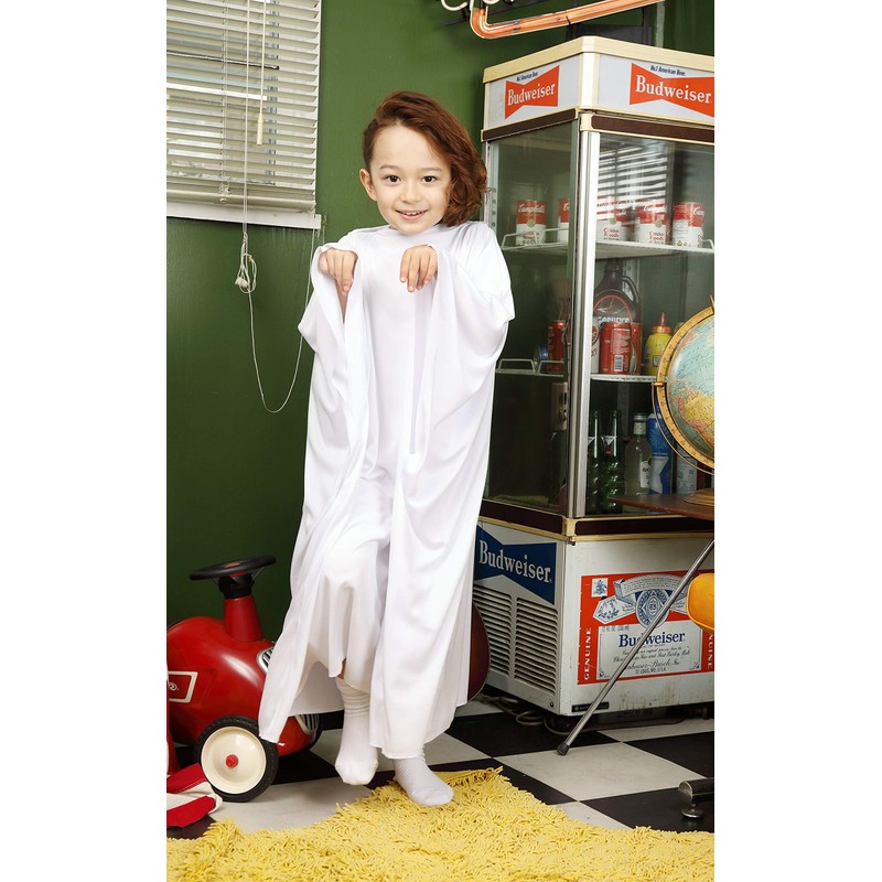 Clearstone Halloween Ghost Poncho Kids Cosplay White
