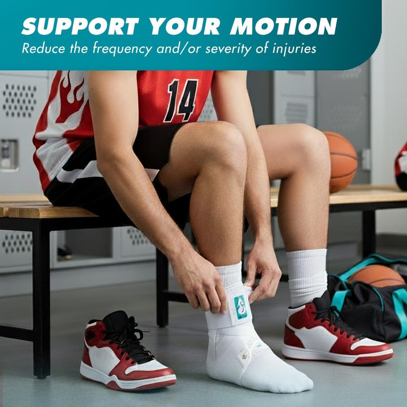 Med Spec ASO Ankle Stabilizer (Medium, White) – Ankle Brace
