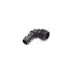 S&M 543890 16mm x 1/2" Drip Irrigation Elbow - Black