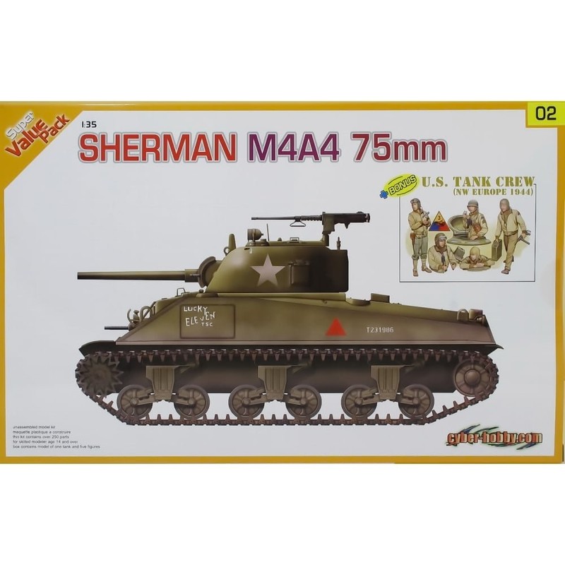Dragon 1/35 U.S. Sherman M4A4