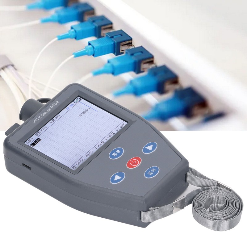LCD OTDR Optical Time Domain Reflectometer Optical Power Meter Fiber