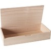 VBS Organiser Box / Pencil Box, Raw Wood, Approx. 21