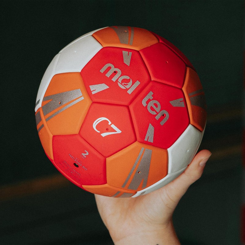 Molten H2C3500-RO Handball, Pro Training Ball "C7", Synthetic Leather (TPU),