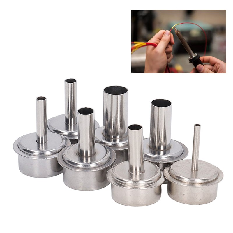 7 Pcs Hot Air Gun Nozzle Straight Heat Gun Tips