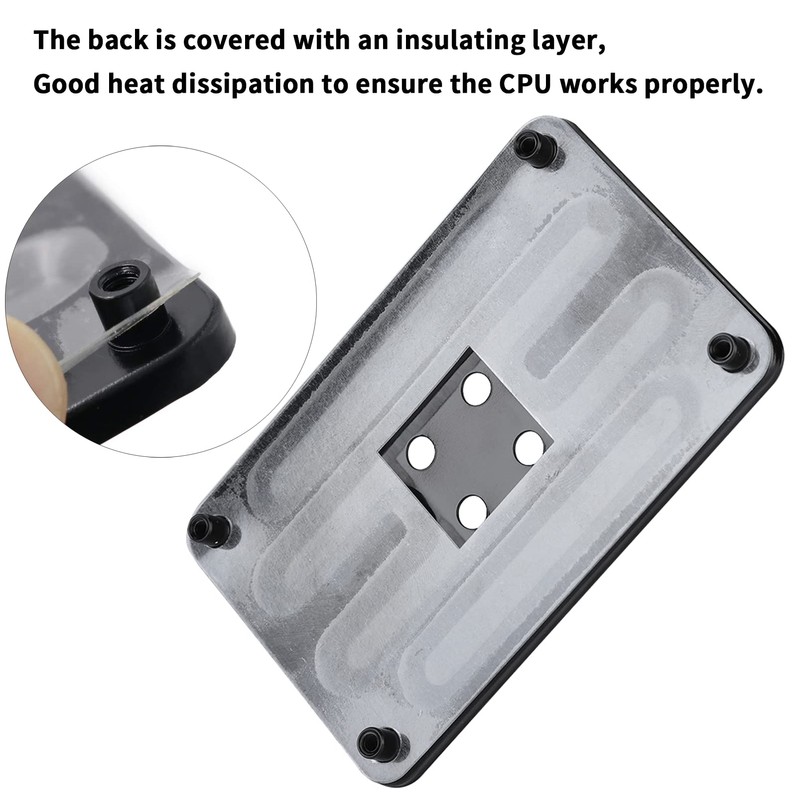 Lelukee CPU Heatsink Back Panel, CPU Heatsink Mounting, CPU Fan