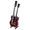 Wooden Miniature Guitar Elegant Mini Electric Guitar Musical Instrument Model