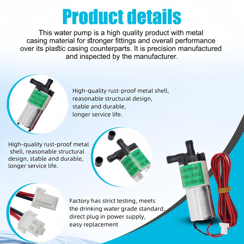 Upgrade KPW26C-12C2 Water Pump Compatible with G E Profile Opal