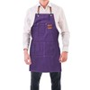 BOOWEN Unisex Apron Cotton Canvas Aprons with 3 Pockets Adjustable