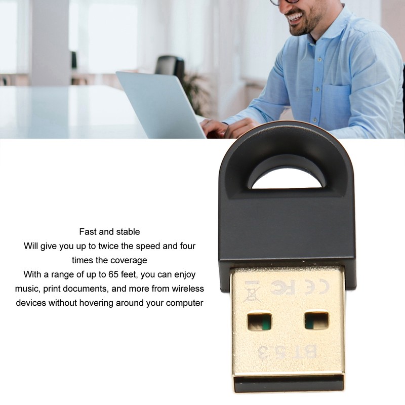 USB Bluetooth Adapter 2.4G Bluetooth 5.3 Dongle Receiver Wireless Transfer