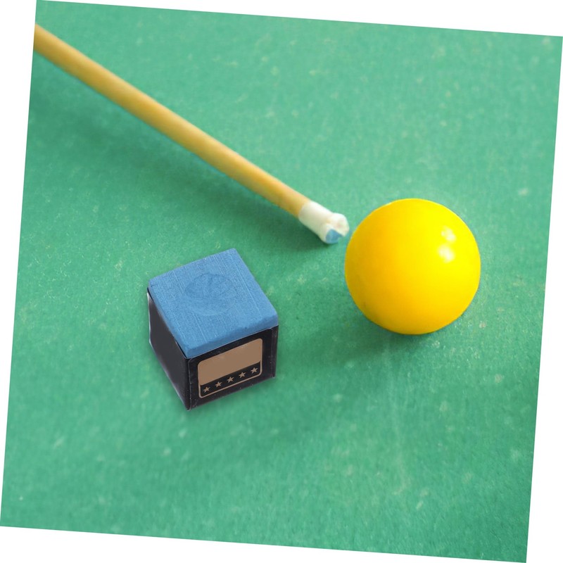 Mipcase 24Pcs Pool Cue Chalk Cubes Blue Billiard Chalk for