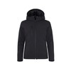 Clique Equinox Insulated Womens Softshell Jacket, Black