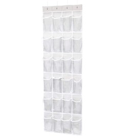ManGotree Behind The Door Shoe Organizer Hanging Shoe Organizer Hanging Shoe Storage with 12 Mesh Pocket for Storing Slippers Leather Shoes High Heels Sneakers