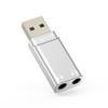 Cubilux USB Audio Splitter with 96KHz/24bit DAC, USB Type A