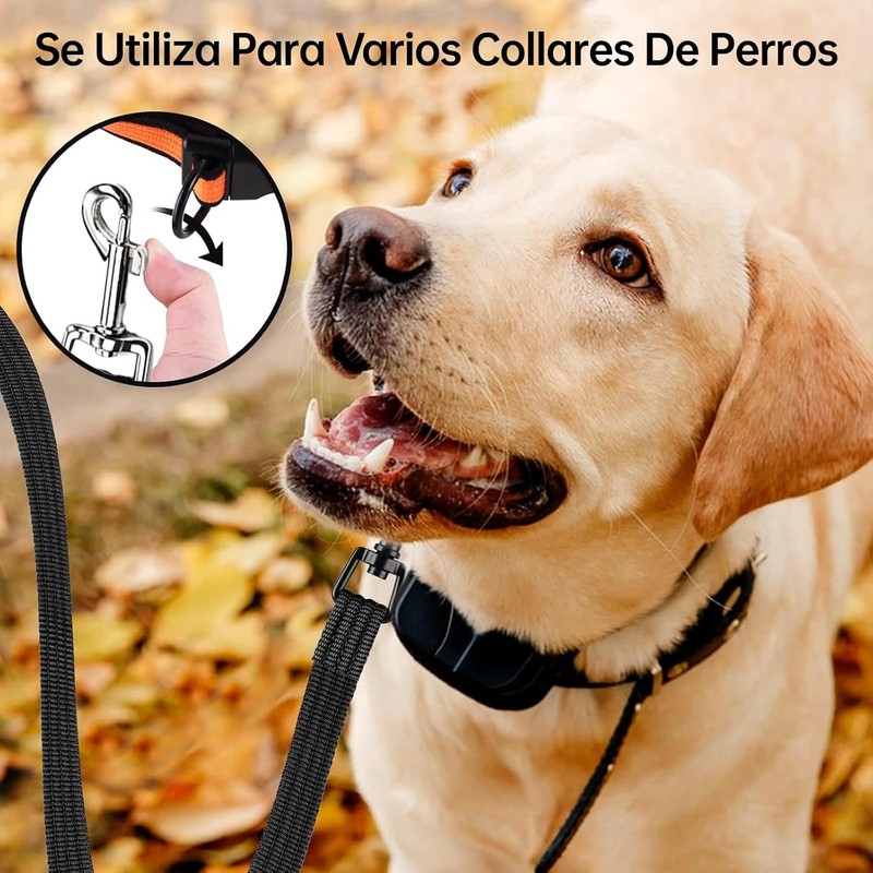 2Pcs Correas para Perros, 10m Manos Libres Correa de Adiestramiento,