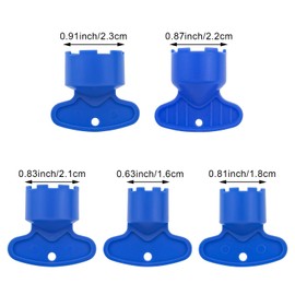 15 PCS Faucet Aerator Key Removal Wrench Tool with 5 Sizes, Recessed Aerator Key Sink Aerator Wrenches, Faucet Aerator Removal Tool for Bathroom Kitchen Sink