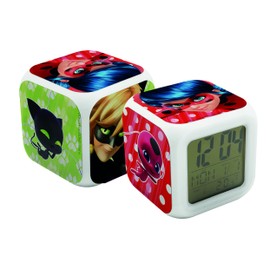 Joy Toy Miraculous Cube Alarm Clock in Gift Pack - 8 x 8 x 8 cm, Small