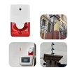 Wired Alarm System for Home Security, DC12V Mini Strobe Siren