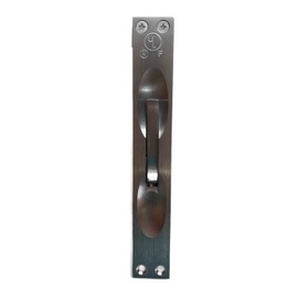 Rockwood 557 US26D Manual Flush Bolt, for Wood Doors Corner Mounted 6-3/4 x 1, UL Approved for Wood Doors up to 90 Min