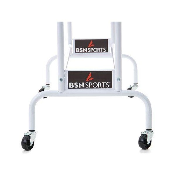 Ball Cart Wide Base (12 Balls), Color-White