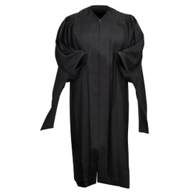 Gradwear Classic Masters Graduation Gown (5'0""-5'2"" XL), Black