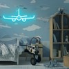Vveikea Airplane Neon Sign Dimmable 3D Aviation Led Sign Airplane