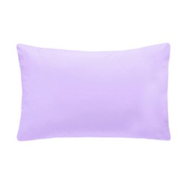 Just Contempo Plain Percale Pillow Case, 50 x 75 cm - Lilac Purple, Pack of 2