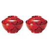 J-kitchens Set of 2 (Pair, Bowl) 4.5 Zoni Bowl, Vermilion