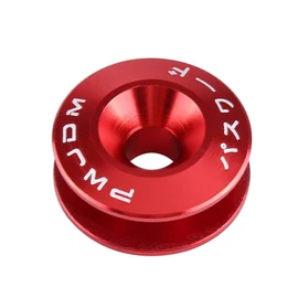 Attache Bumper Car Bumper Washer Car Aluminium Alloy Bumper Washer Bolt Engine Bay Dress Up Kit Quick Release Fasteners Kit Automotive Replacement Car Bumper Washers(Red)