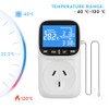 Digital Temperature Controller, Thermostat Outlet Plug, VA Display Heating Cooling