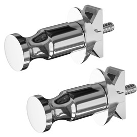 Handy Picks Radiator Towel Rail Knob for Hanging Towels and Bathrobe Hooks Directly on Radiator 1 Pair Chrome Plated