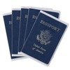 Arsmat 5 Pack Clear Passport Cover, Clear Passport Holder Travel