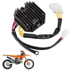 Regulator Rectifier 90111034000 Compatible with KTM Duke 125 Duke 200 Duke 390 Voltage Regulator Rectifier, Motorcycle Voltage Regulator Rectifier, Practical Motorcycle Accessories, Black