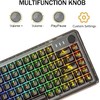 MAGIC-REFINER 81 Keys Compact Gaming Keyboard and Custom Coiled USB
