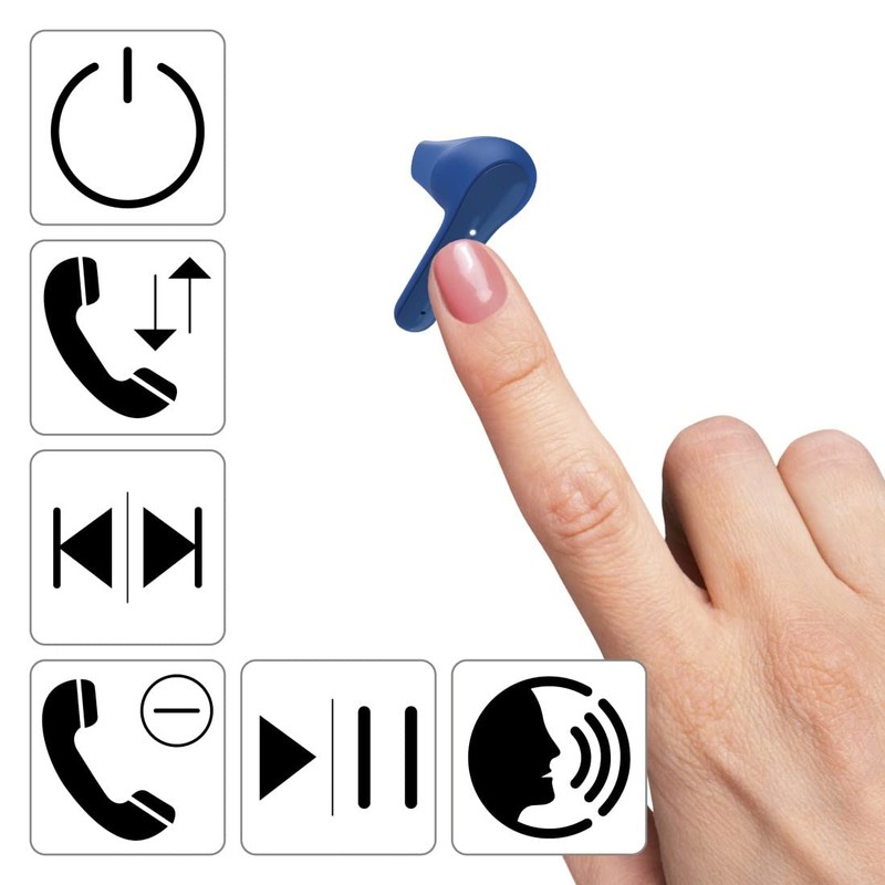 Hama Bluetooth Kopfhörer „Freedom Light“ (True Wireless In Ear Kopfhörer