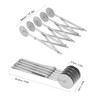 Adjustable Dough Cutter, 3/5/7 Wheels, Stainless Steel Pizza Cutter, Expandable