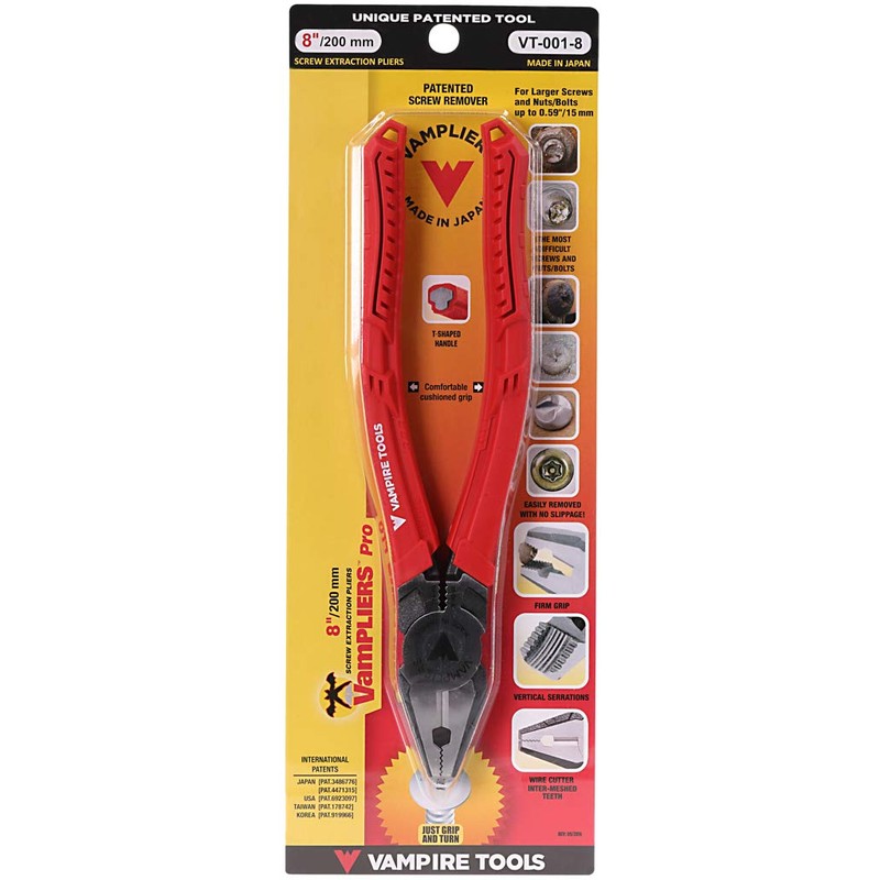 VamPLIERS! Best Made Pliers! 2-PC Set S2D Quality Specialty Pliers.