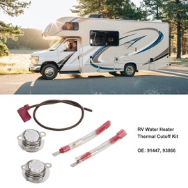 RV Water Heater Thermal Cutoff with ECO Thermostat Assembly Kit Replacement for Atwood Water Heater Parts